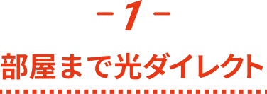 -1- 部屋まで光ダイレクト