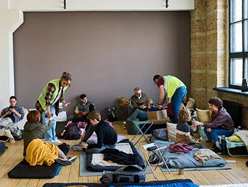 避難所の通信確保