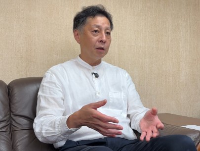 メッセージを語る福島事務局長